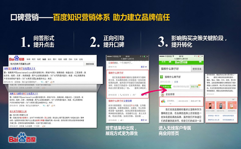 百度网络口碑营销案例样示图